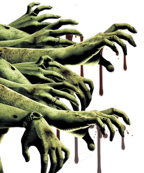 Illustration Zombie Hand PNG Painting Free Download