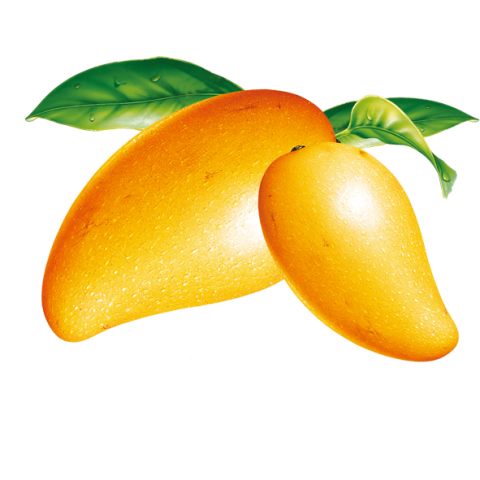 HD Graphic Mango with leaf Image Free Transparent PNG