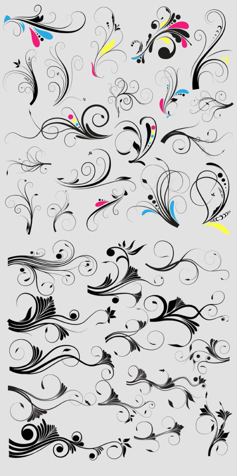 Swirl Colorful Decorative Designs PNG Swirl Element Royalty Free Stock Image With Transparent Free Download
