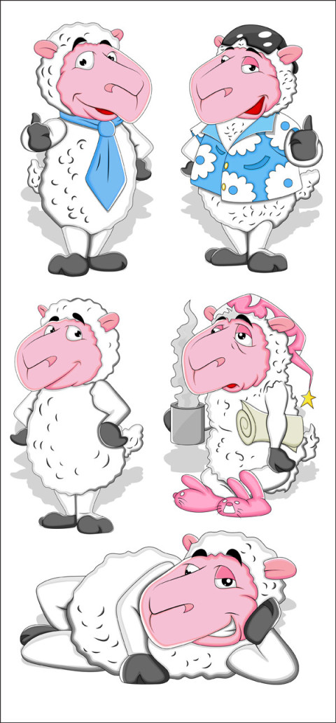 Sheep Clipart Images , Stock Sheep Character Photo , Vectors Cartoon Sheep Images with Transparent Free Download