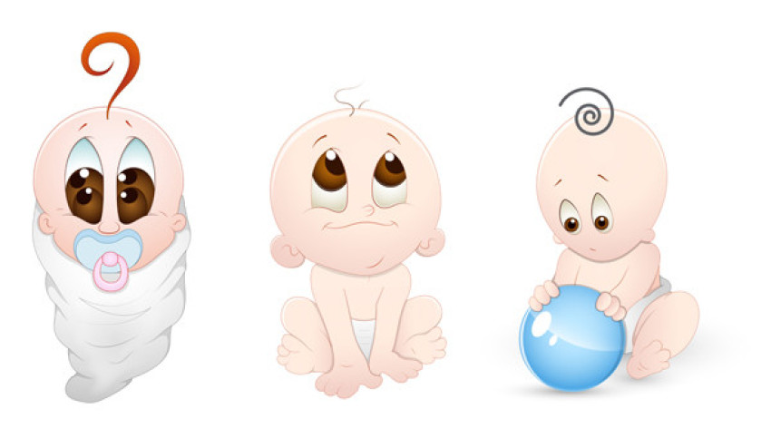 Cute Cartoon Baby Images - Free Download on Freepik , Transparent Background