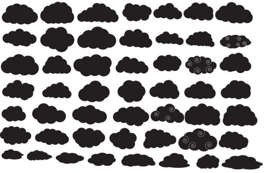 Black Clouds Vector Art HD Images Tree Download on PNGtree
