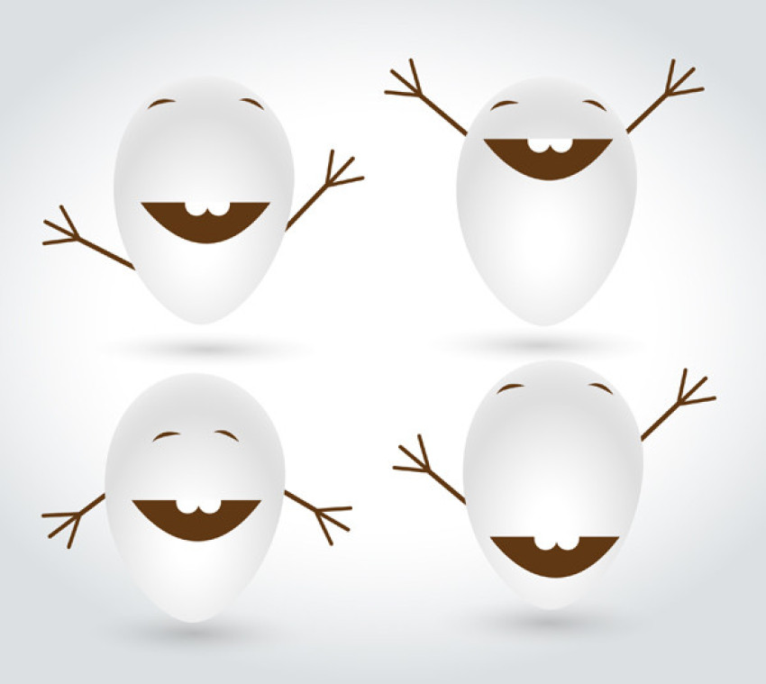 Cute Cartoon Eggs Character Clipart Free PNG Images , Vectors & Stock Eggs PNG Picture