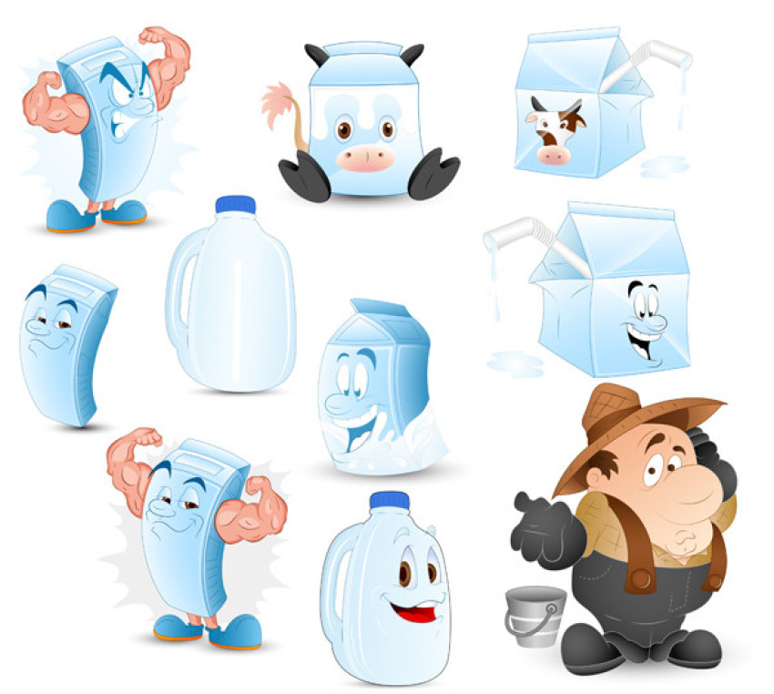 Dairy Product cartoon , Mill butters PNG images , Cartoon Mill Product Free Download