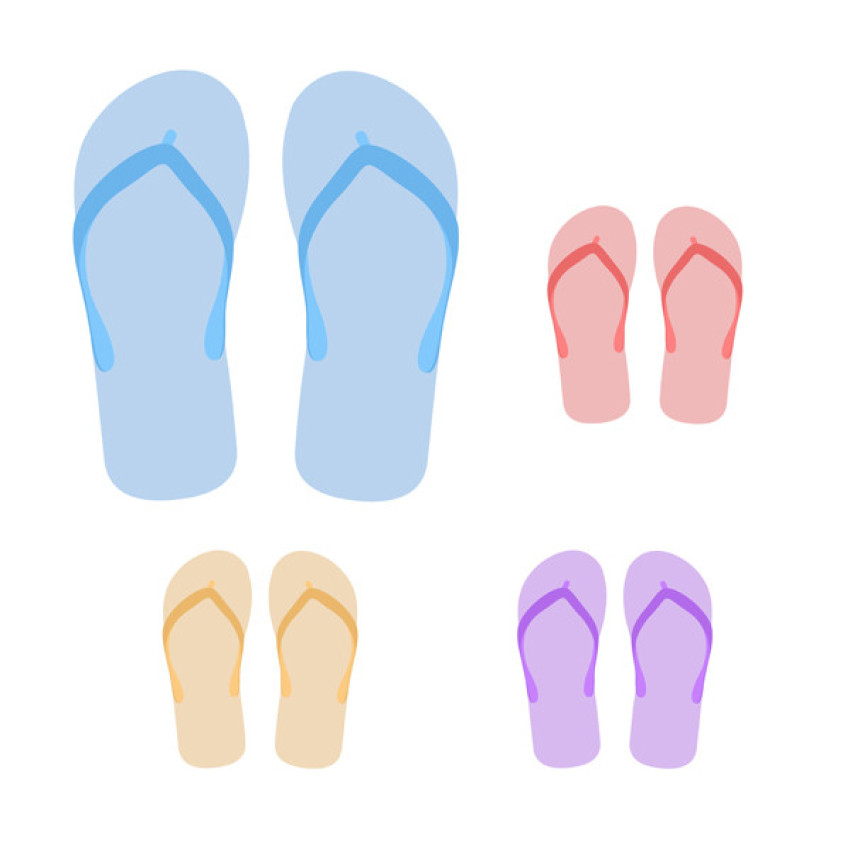 Foot Wear Colorful Vector Art Stock Images PNG with Transparent Background