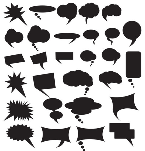 Premium Speech Bubbles Vector Art Icon And Graphics For Free Download PNG Images