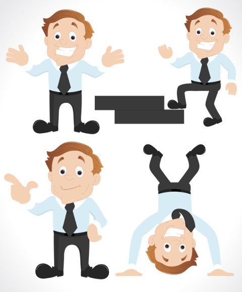 Conceptual Art Design of Sale man Characters, Transparent Background & Vector Saleman Character PNG Picture