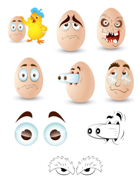 Premium Vector | Egg Emoticon Clip Art , PNG Egg Cartoon Face Expression , Cheek , Crying Easter Egg - Transparent  Download Free