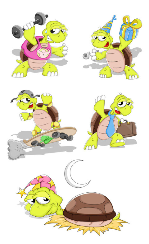 Premium Vector | Cartoon Turtle Vectors Images With Transparent Free PNG Download