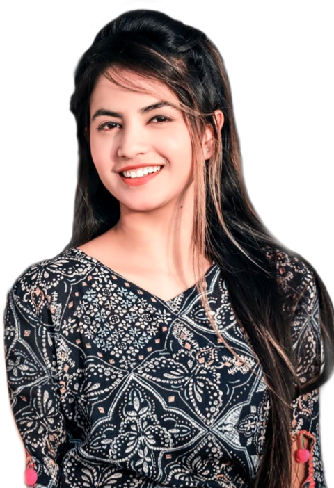 Pakistan simple girl in black dress with teeth smile free png