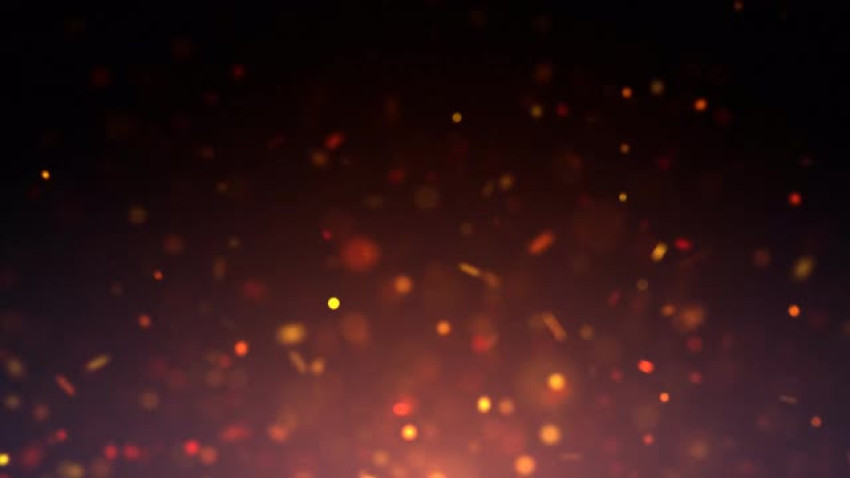 Transparent Glitter fire Sparkles png on black background png free download