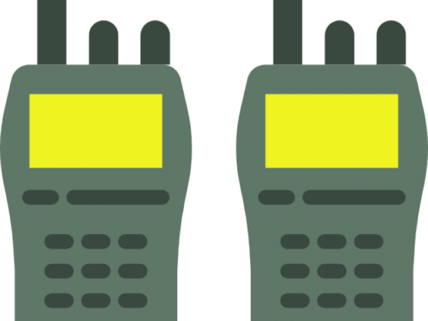 Vector Art & PSD  Walkie Talkie PNG Drwaing Free Download