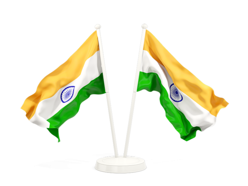 Cross India Flag PNG Transparent background