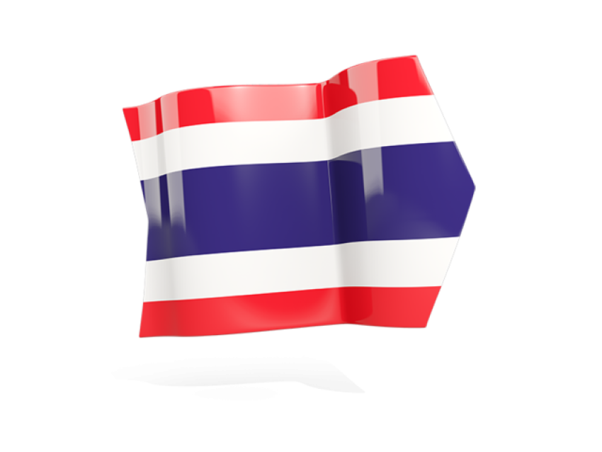 Animated Cool Thailand Flag PNG Image On Transparent