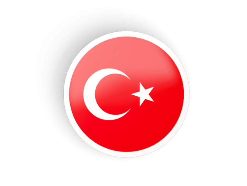 PSD Clipart Turkey Flag PNG Logo Free