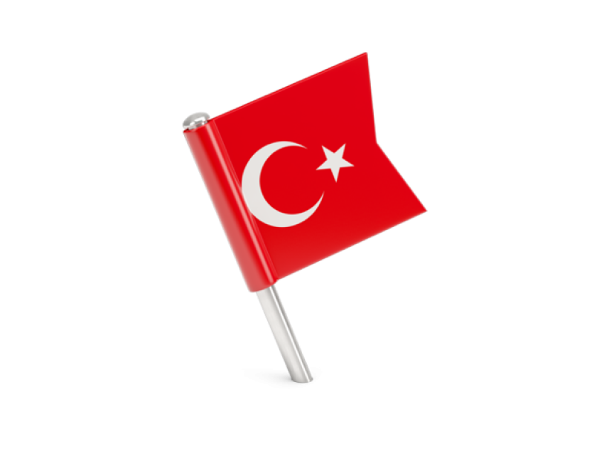 Turkey Flag PNG Free Vector Art design