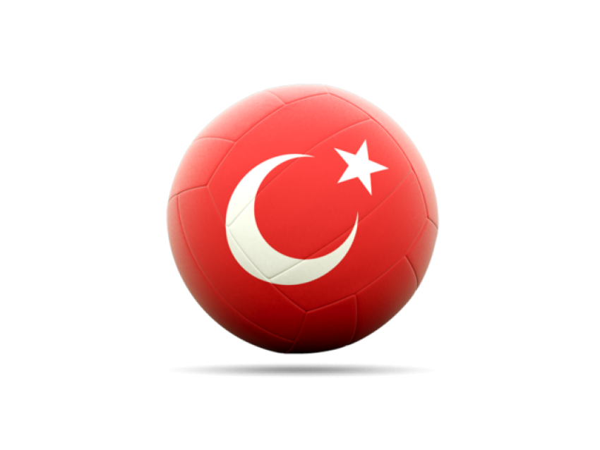 Turkey Round Flag PNG Transparent Background