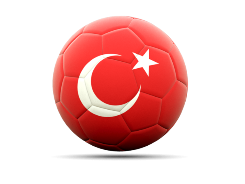 Circular Turkey Flag PNG Sticker Image