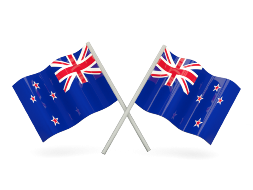 Cross litter New Zealand Flag PNG Transparent Download