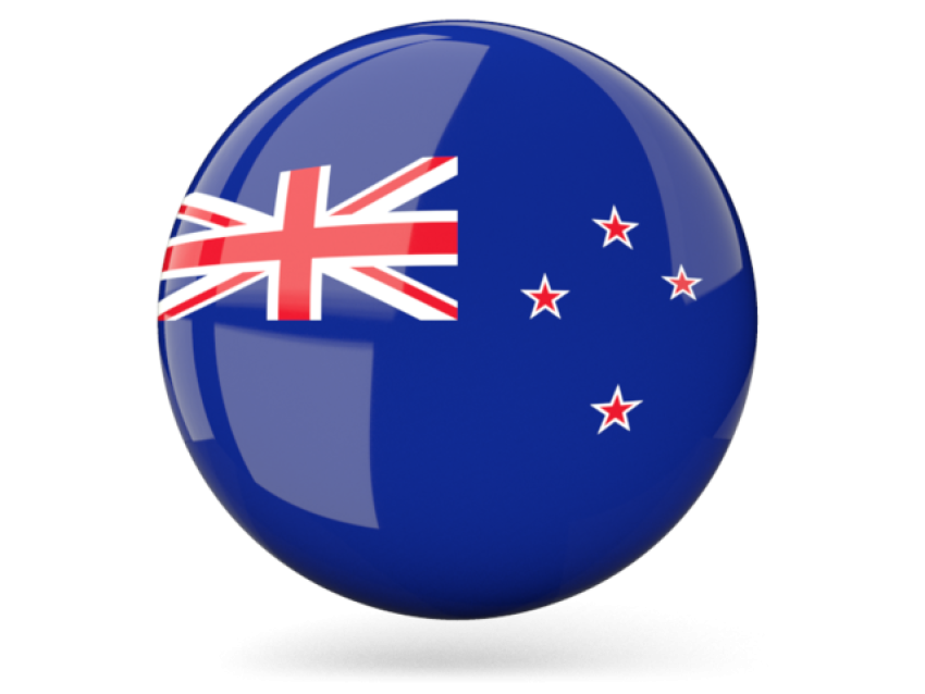 3D New Zealand Flag PNG Icon Free Download