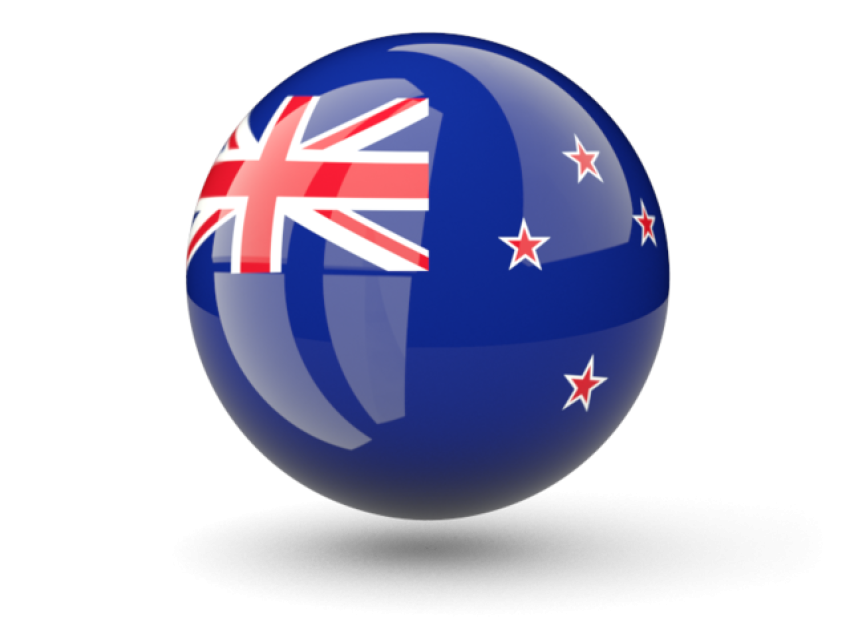 3D Silhouette New Zealand Flag PNG Logo & Icon Free Download