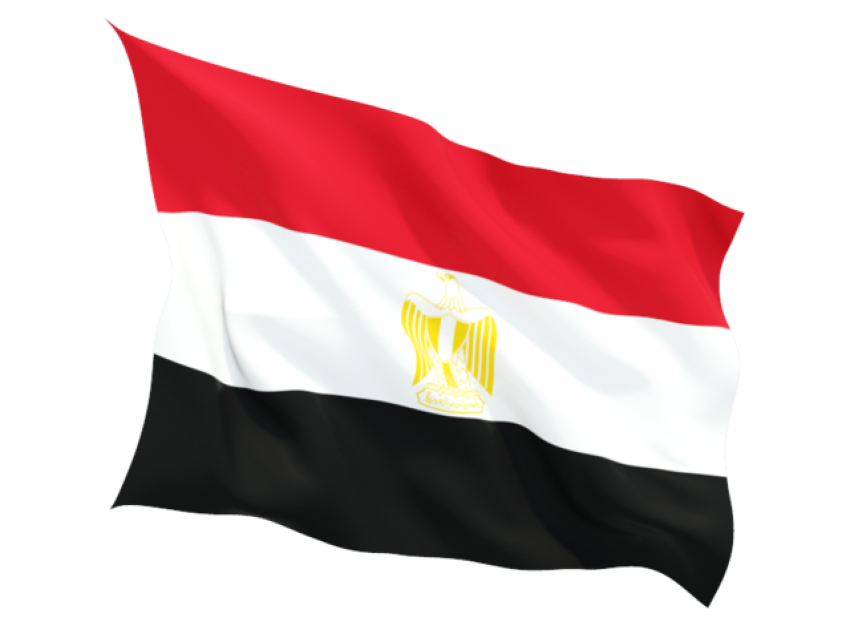 Waving Egypt Flag PNG Image Free Transparent Background