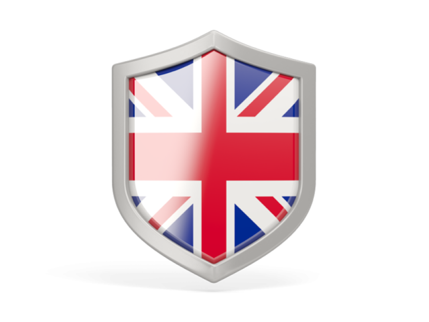 United Kingdom Flag PNG Sheld PNg Transparent