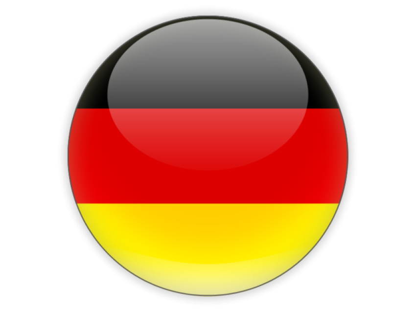 Germany Flag Button PNG Design