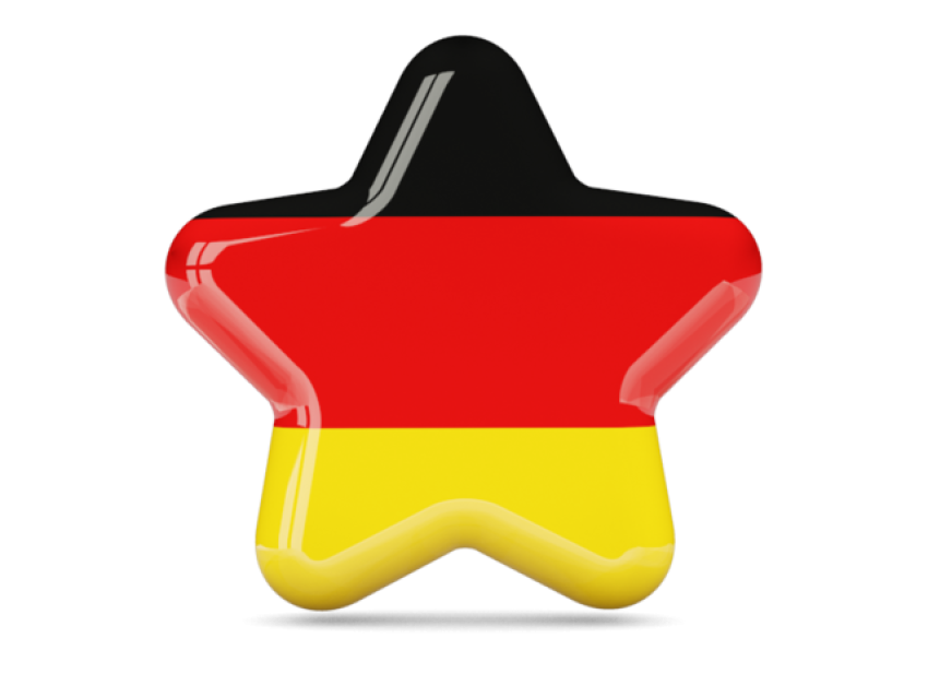 Animated Star On Germany Flag PNG Toy