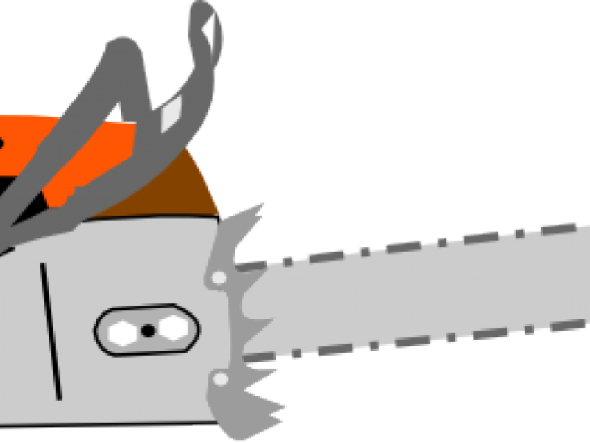 SVG & PSD Chainsaw PNG Cartoon Character