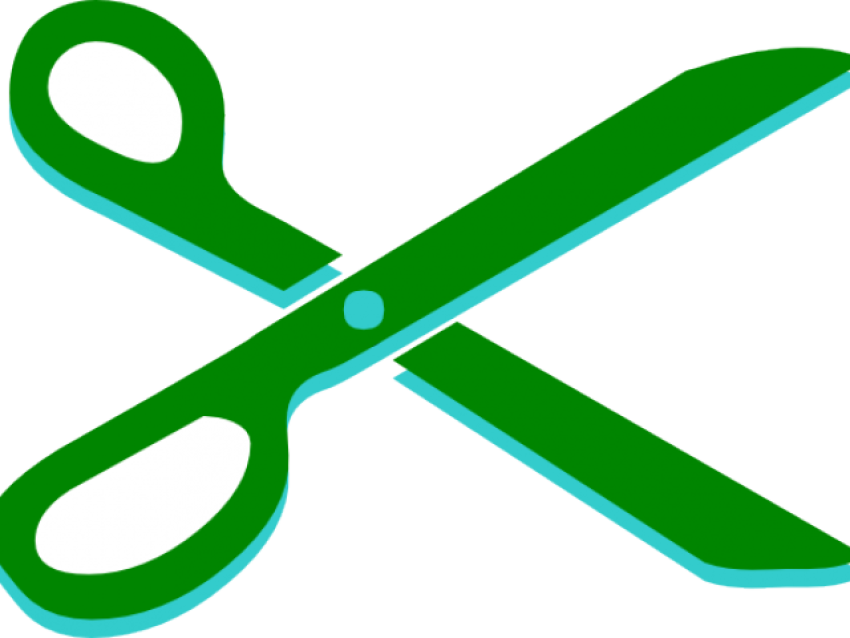 Green Scissor PNG  Sticker Free Download