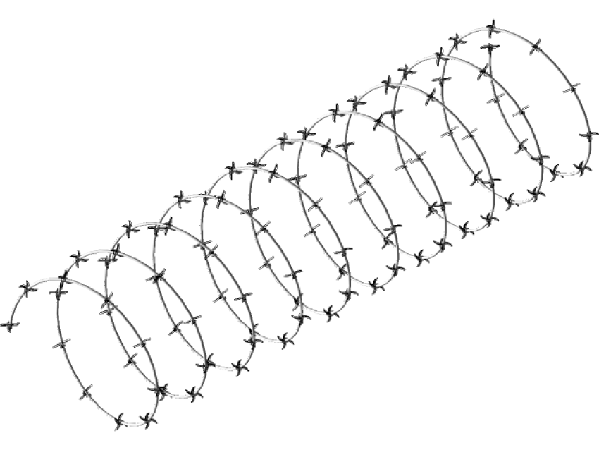 Coil Barbwire PNG  Image Free Download