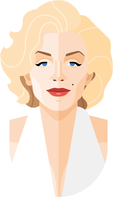 Illustration Marilyn Monroe PNG Image Transparent Free Download