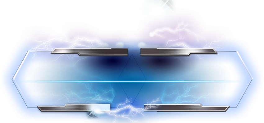 Game victory panel glow blu panel 3d panel design vector free png