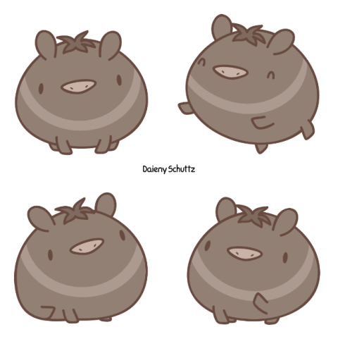 Peccary PNG Sticker Free Download