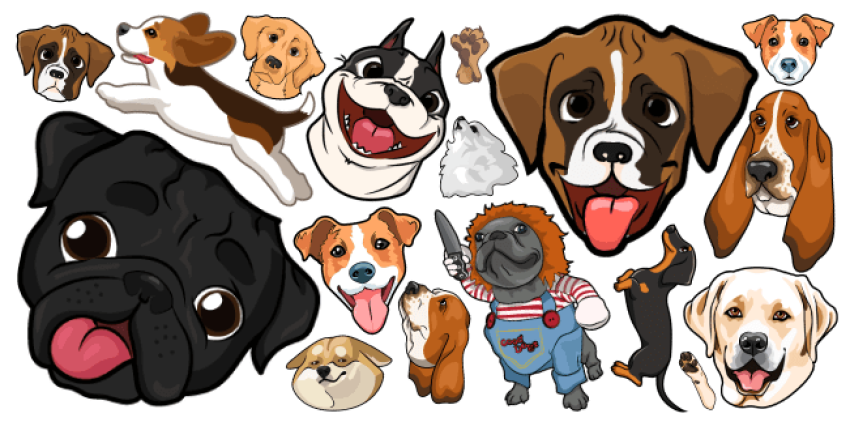 Download Premium PNG of Cute Puppies  PNG Sticker Animal On Free Download