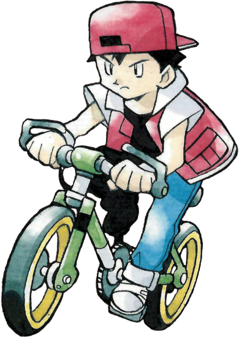 Pixel Pokemon bycycling PNG Image