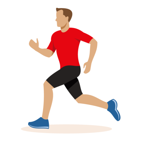 Vector Running Man PNG Download