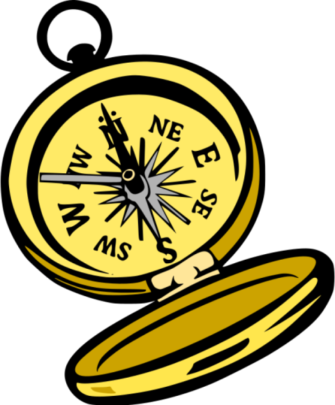 Cartoon Compass PNG Sticker Free Download