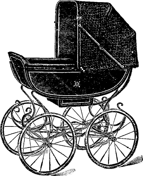Svg Black Stroller PNG Image Free Download