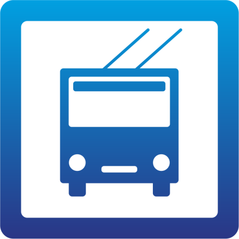 Trolleybus PNG Stiker Free Download