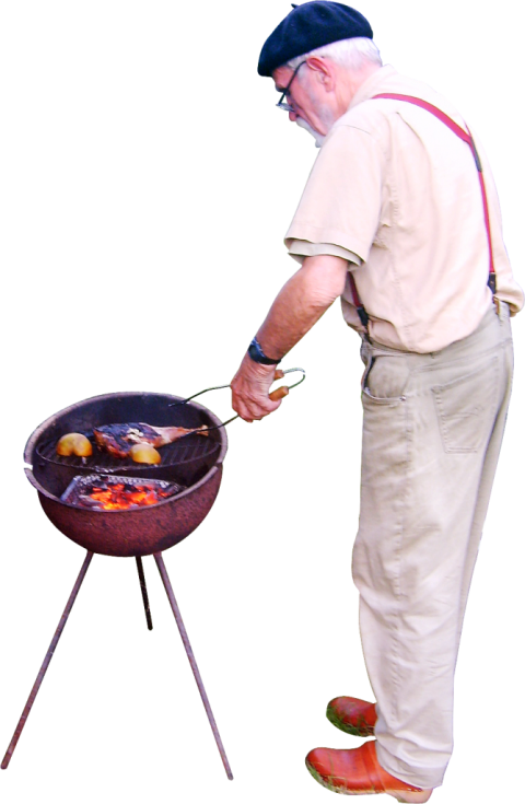 Cooking man Barbecue PNG Free Picture Free Download
