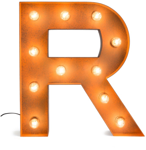 R Letter PNG With Lighting Image Free Download