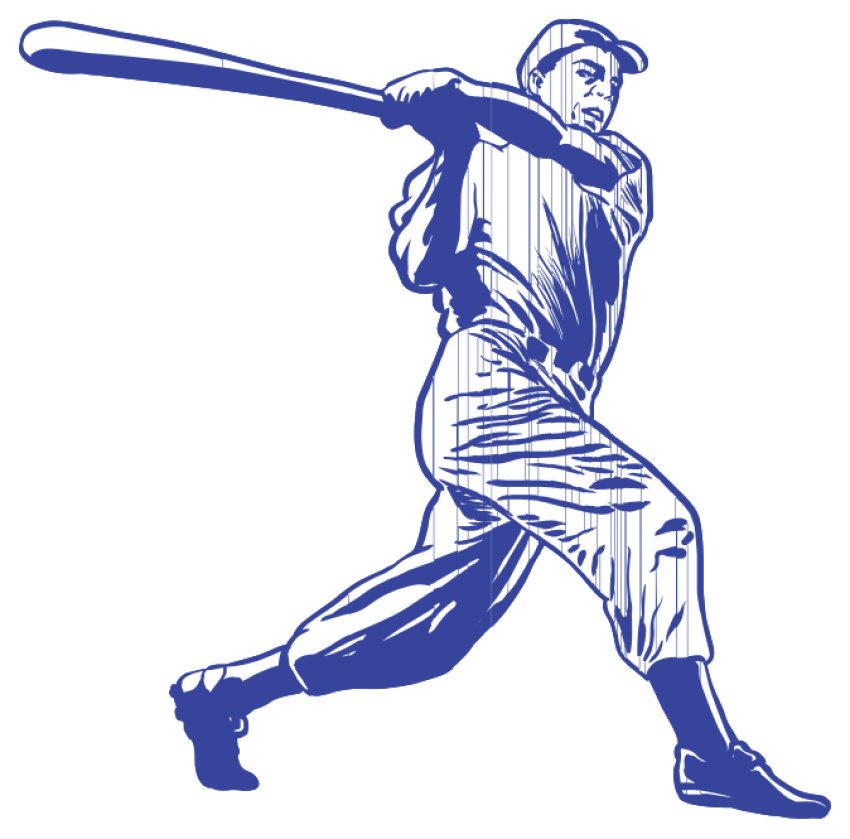 Baseball Player PNG Sticker & Stekch Image