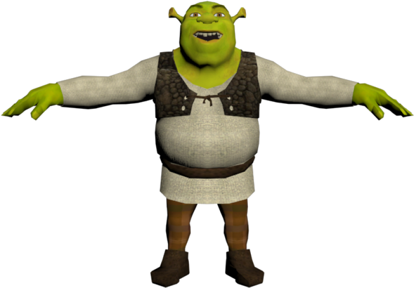 T Shrek Character  PNG Cartoon free Download