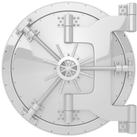 Pixelsquid Bank Vault PNG close door Free Download