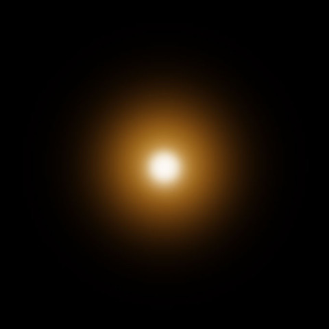 lens flare coral circle/ sun glow light effects