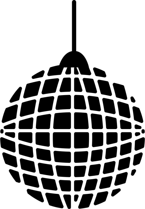 Vector Clipart Disco Ball PNG Icon Free Download