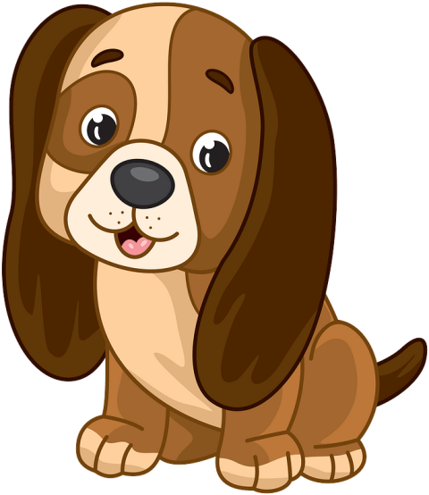 Puppy PNG Cartoon Character Free Download