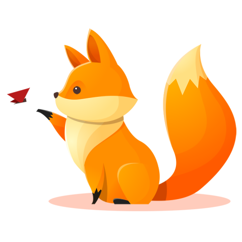 Play butterfly fox playing fox PNG Free Download